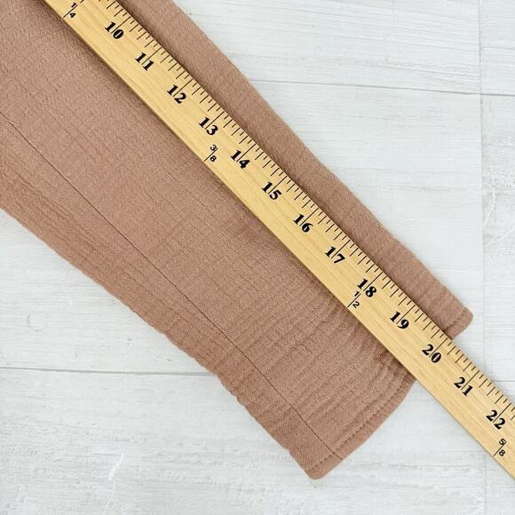 Madewell Blazer Size XS Tan Larsen Cotton Linen Relaxed Minimalist Career Preppy - Picture 15 of 16